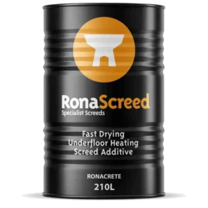  Ronascreed Fast Drying Polymer Underfloor Heating Screed Admixture