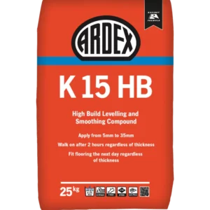 ARDEX K 15 HB High Build, Rapid Drying Subfloor Smoothing Compound