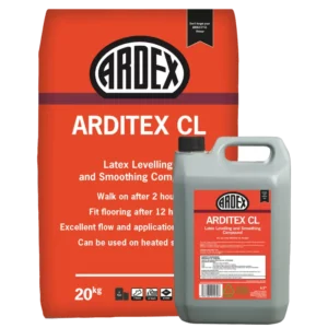 Arditex CL Latex Levelling Compound - 20Kg Bag & 4.5Kg Latex