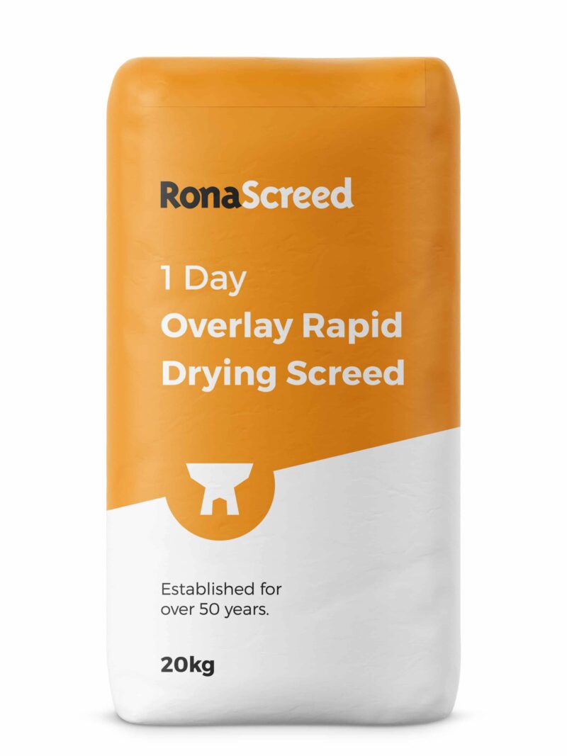 RonaScreed 1 Day Overlay Rapid Drying Screed Cement - 20Kg Bag