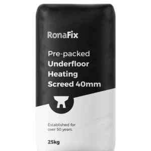 Ronafix Prepacked Underfloor Heating Screed 40mm Plus - 25Kg Bag